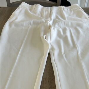 Ann Taylor Factory Straight Leg Pants in White